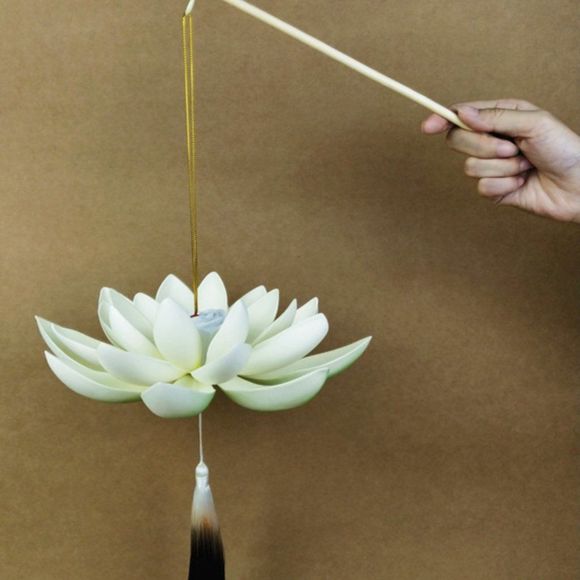 Premium Portable Lotus Lantern | LED Festival Lamp - Picture 7 of 9